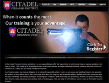 Tablet Screenshot of citadelinstitute.com